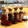 Moulin à café électrique JIQI : mouture réglable, capacité de 500 g